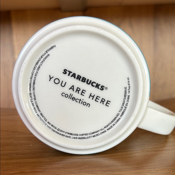 Starbucks Lake Tahoe Mug - Blue and White - Picture 2 of 5